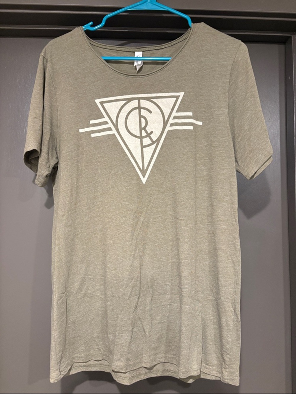 Olive Graphic Crewneck T-Shirt